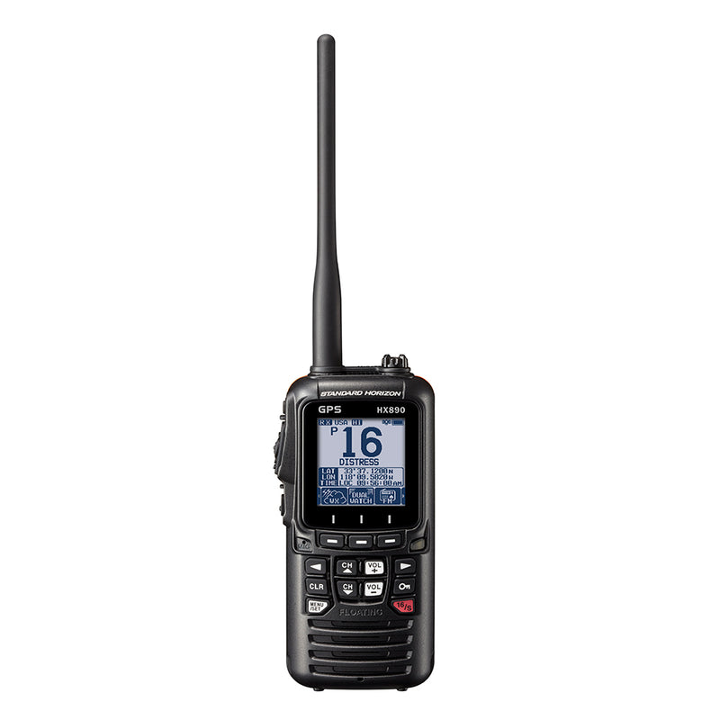 Standard Horizon HX890 Floating 6 Watt Class H DSC Handheld VHF/GPS - Black [HX890BK]-Angler's World