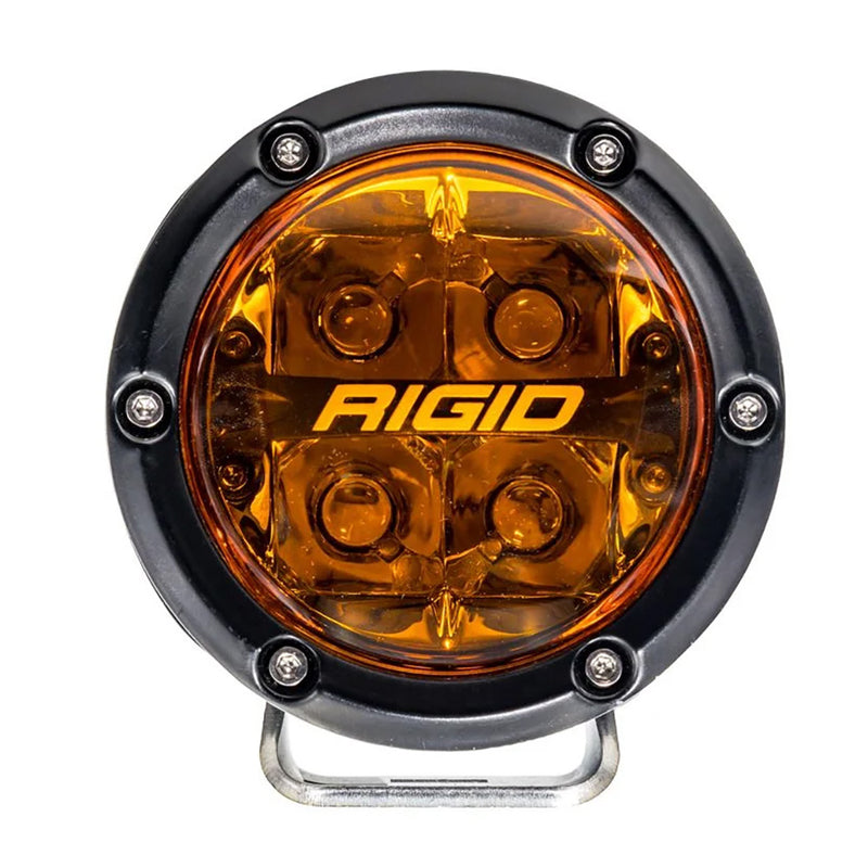 RIGID Industries 360 Series 4" Spot w/Amber Pro Lens - Pair [36123]-Angler's World