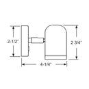 Scandvik LED Brass Reading Light - 10-30V [19052P]-Angler's World