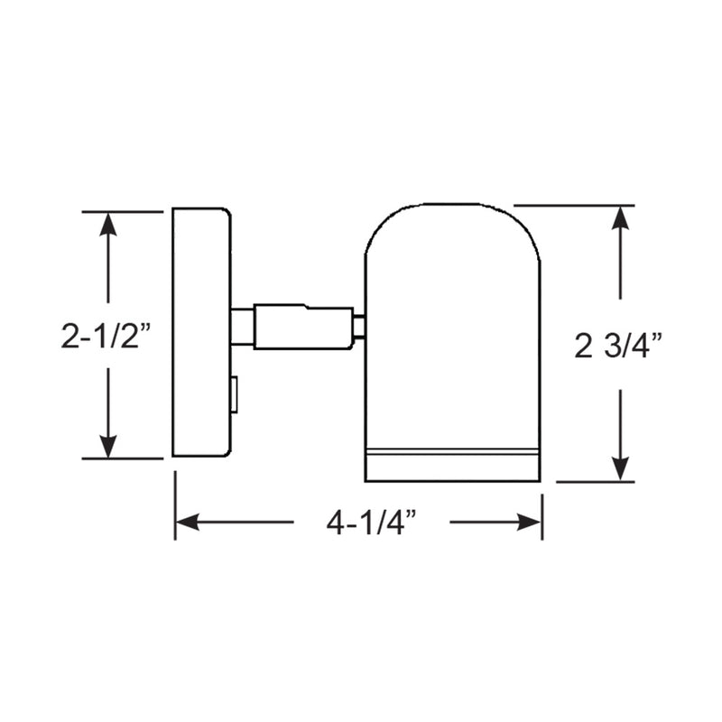 Scandvik LED Brass Reading Light - 10-30V [19052P]-Angler's World