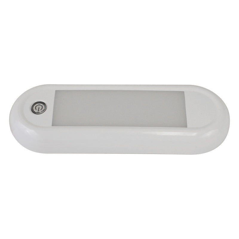 Scandvik 7" Oval Dome Light w/Switch Dimming - 12/24V [41322P]-Angler's World