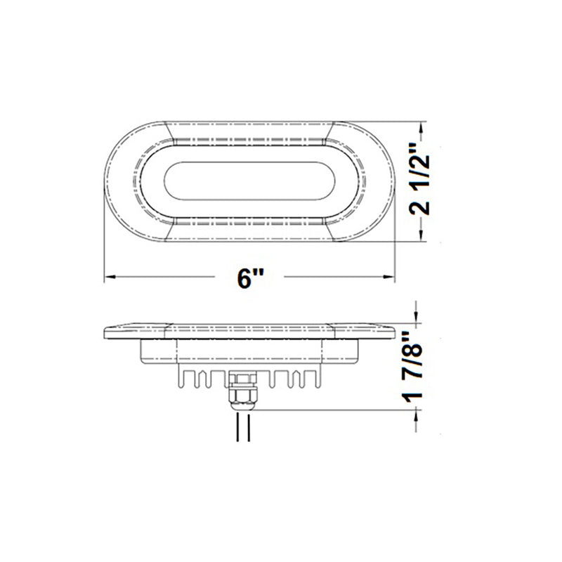 Scandvik Flush Mount Spreader Light - 10-30V - White [41343P]-Angler's World