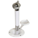 Scandvik Recessed Transom Shower w/6 Hose - White [10055P]-Angler's World
