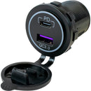 Sea-Dog USB 3.0 USB-C Power Socket w/Out Light [426510-1]-Angler's World