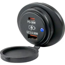 Sea-Dog Oval Surface Mount USB 3.0 USB-C Power Socket [426535-1]-Angler's World
