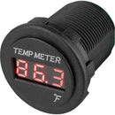 Sea-Dog Round Red LED Temperature Meter [421618-1]-Angler's World