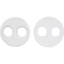 Sea-Dog 4" Gauge Power Socket Adapter Mounting Plate - White [426104-1]-Angler's World