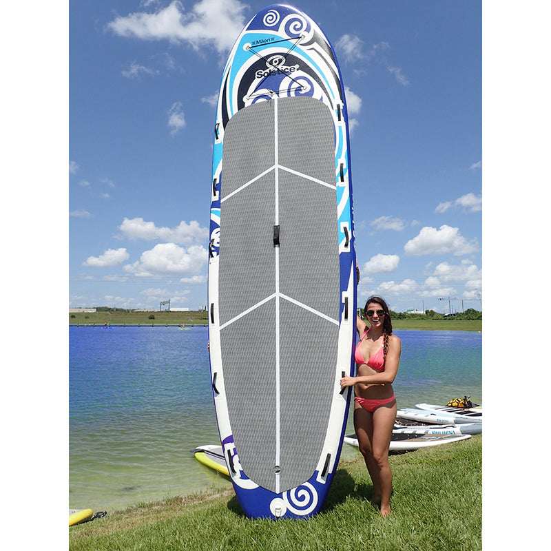 Solstice Watersports 16 Maori Giant Inflatable Stand-Up Paddleboard w/Leash 4 Paddles [35180]-Angler's World