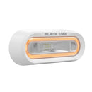 Black Oak Low Pro Off-Road Spreader Light - Bracket Mount - White Housing - Amber LED [MLPS-A]