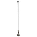 Seaview 36" Manually Folding Light Post w/316 Stainless Steel Base  LTBLED12C5 Navigation Light - White [SVMHB136LEDSSW]
