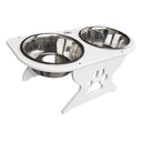 Deep Blue Marine Medium Starboard Dog Dish w/Bowls - 8" Tall [DT-M]