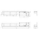 TACO Command Ratchet Hinge - 18-1/2" - 316 Stainless Steel Polished w/Hard Stop [H25-0048]