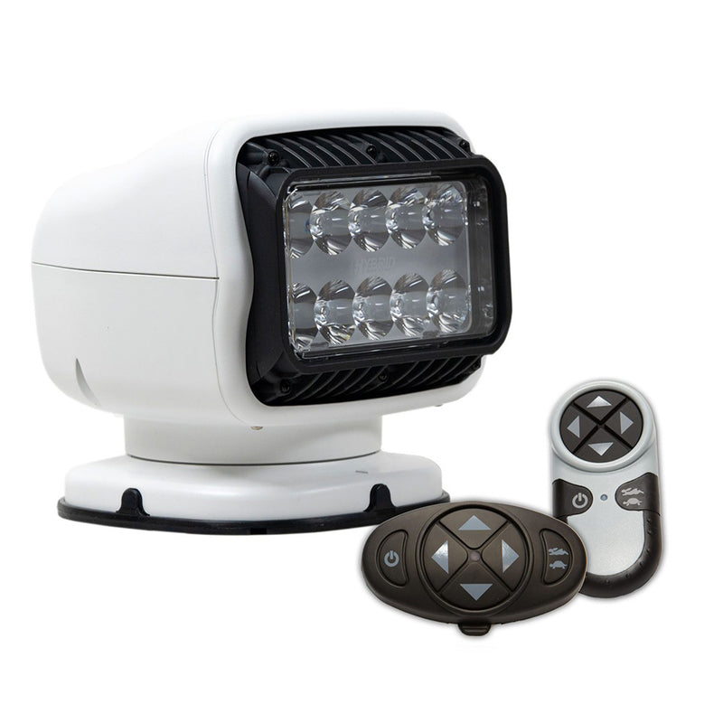 Golight GT Series LED Hybrid Light Permanent Mount w/Handheld  Wireless Dash Mount Remotes - 12V - White [20078GT]