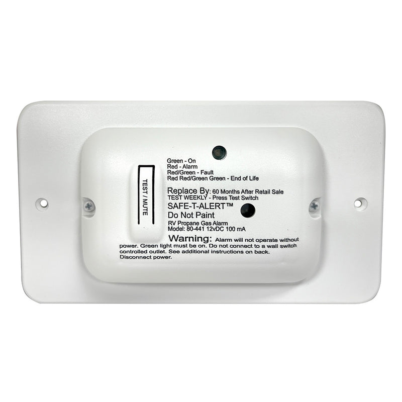 Safe-T-Alert 80 Series White Propane Gas Alarm - 12V [80-441-WT-TR]