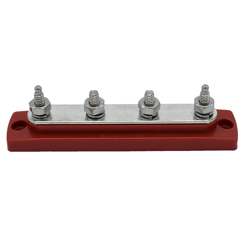 Bluewater Common Stud Busbar 4 Gang - Red [312303-B-025]