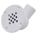T-M Marine 90-Degree Cockpit Scupper Drain - White [CSD-92-DP]