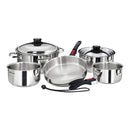 Magma 10 Piece Induction Cookware Set - Stainless Steel [A10-360L-IND]-Angler's World