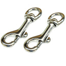 Tigress Nickel Plated Brass Snaps - Pair [88666]-Angler's World