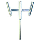 Tigress Triple Aluminum Kite Rod Holder - Straight Butt - Polished [88159]-Angler's World