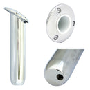 Tigress Round Head Closed Base Rod Holder - 30 Degree - 9" [77900]-Angler's World