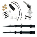 Tigress XD Top Mount System - 18 Carbon Fiber Black/Black Ultimate Rigging Kit [88679-00]-Angler's World