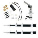 Tigress XD Top Mount System - 18 Carbon Fiber Black/Silver Ultimate Rigging Kit [88679-01]-Angler's World