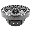 DS18 HYDRO 6.5" 2-Way Marine Speakers w/RGB LED Lights 300W - Black Carbon Fiber [CF-65]