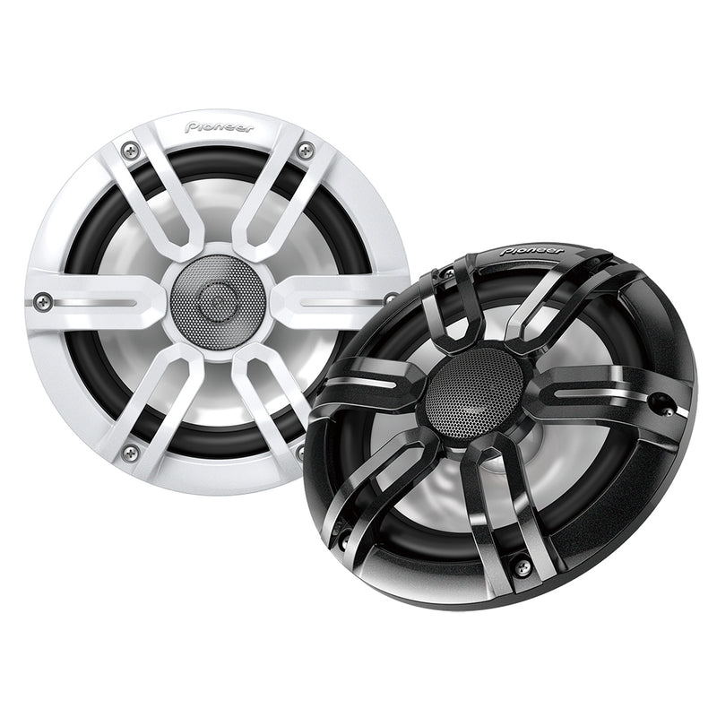 Pioneer 7.7" ME-Series Speakers - Black White Sport Grille Covers - 250W [TS-ME770FS]-Angler's World