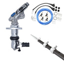 Tigress XD Crank Top Mount System - 18 - Carbon Fiber XD Black/Silver Outriggers Pro Series Double Rigging Kit [88679-03]-Angler's World