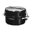 Magma Nestable 10 Piece Induction Non-Stick Enamel Finish Cookware Set - Jet Black [A10-366-JB-2-IN]-Angler's World