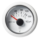 Veratron 52mm (2-1/16") ViewLine Engine Oil Temperature Pressure Gauge - 150 PSI - White Dial Bezel [A2C59514202]-Angler's World