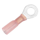 Pacer 22-18 AWG Heat Shrink Ring Terminal - 1/4" Stud Size - 25 Pack [TE18-14R-25]-Angler's World