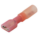 Pacer 22-18 AWG Heat Shrink Female Disconnect - 100 Pack [TDE18-250FI-100]-Angler's World