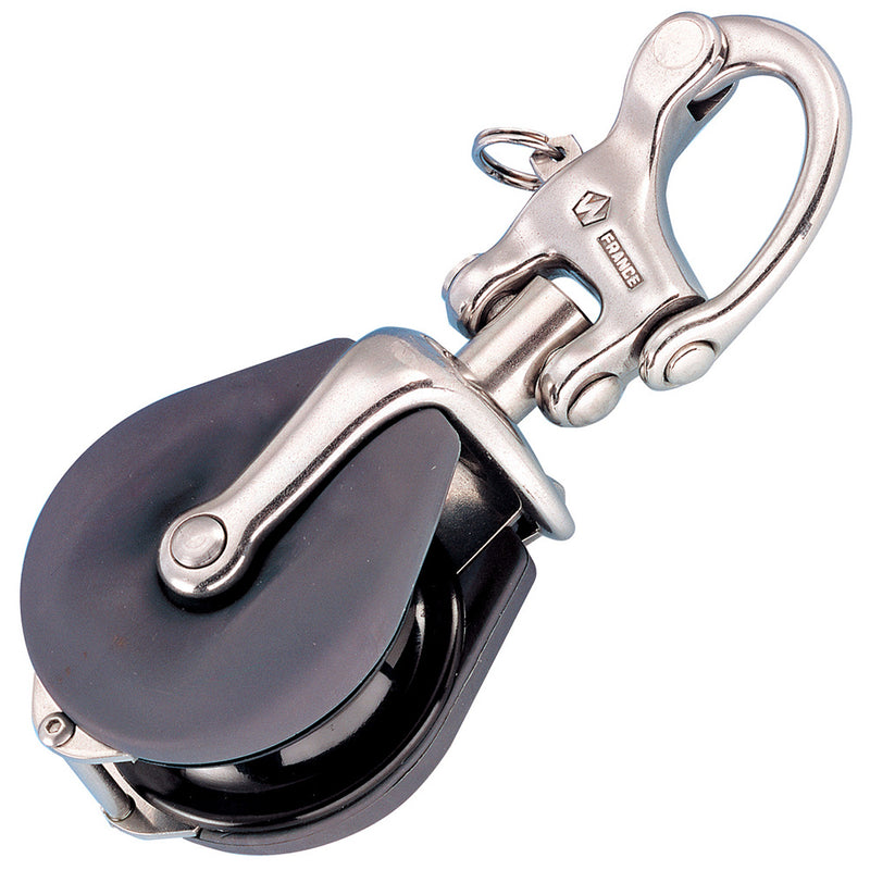 Wichard Snatch Block w/Snap Shackle - Max Rope Size 12mm (15/32") [34500]-Angler's World