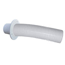Trident Marine 10 White Stern Flex Hose w/Transom Flange [TFK-10W]-Angler's World