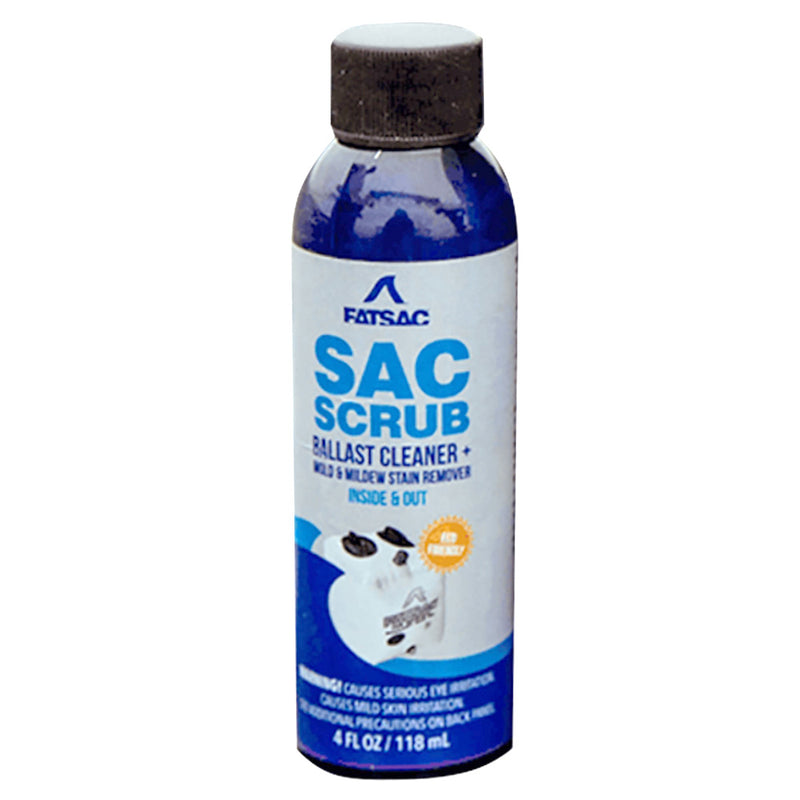 FATSAC Mold Mildew Prevention Sac Scrub - 4oz Single-Use Bottle [M1081]-Angler's World