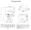 Raritan PH Superflush Toilet w/Soft-Close Lid [P101]