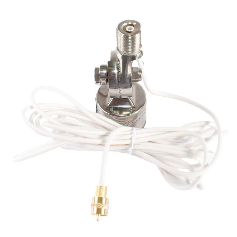 Shakespeare Quick Connect SS Rail Mount w/Cable f/Quick Connect Antenna [QCM-SR]-Angler's World