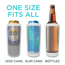 Toadfish Non-Tipping Can Cooler 2.0 - Universal Design - Teal [5004]