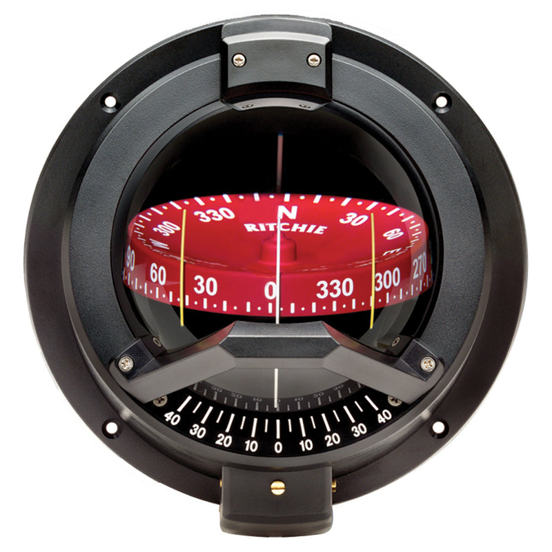 Ritchie BN-202 Navigator Compass - Bulkhead Mount - Black [BN-202]-Angler's World