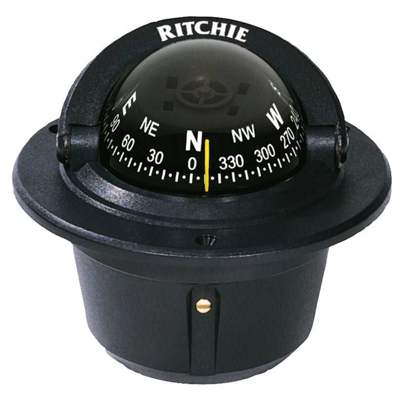 Ritchie F-50 Explorer Compass - Flush Mount - Black [F-50]-Angler's World