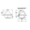 Ritchie RU-90 Voyager Compass - Flush Mount - Black [RU-90]-Angler's World
