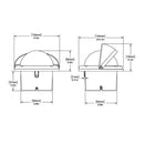 Ritchie HF-743W Helmsman Compass - Flush Mount - White [HF-743W]-Angler's World