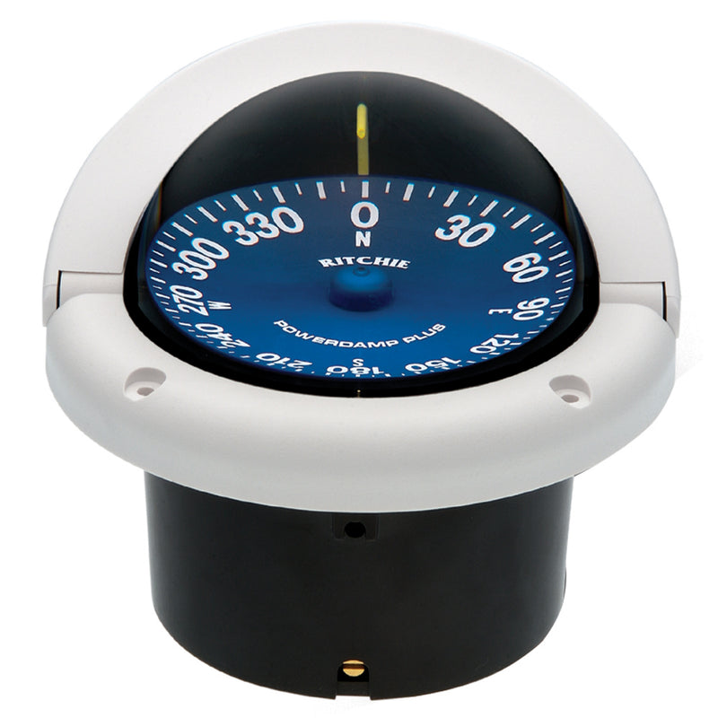 Ritchie SS-1002W SuperSport Compass - Flush Mount - White [SS-1002W]-Angler's World