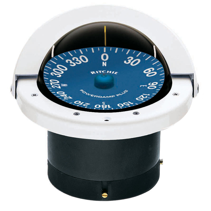 Ritchie SS-2000W SuperSport Compass - Flush Mount - White [SS-2000W]-Angler's World