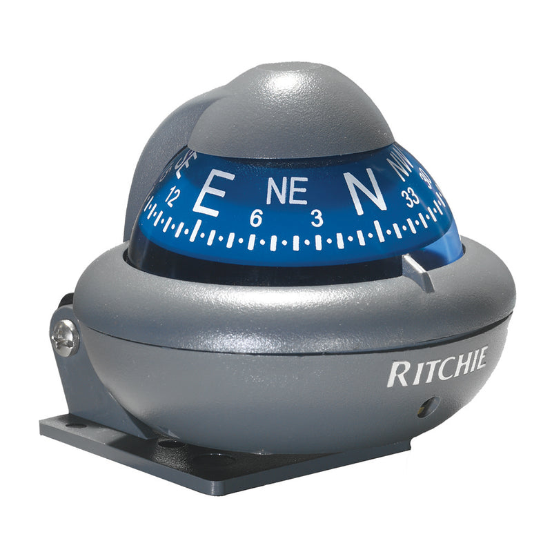 Ritchie X-10-A RitchieSport Automotive Compass - Bracket Mount - Gray [X-10-A]-Angler's World