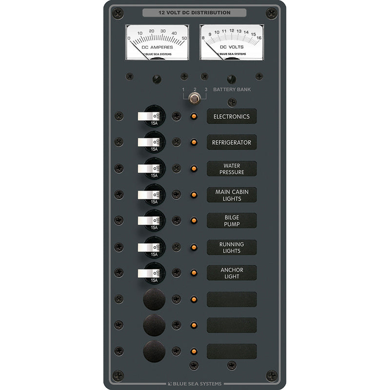 Blue Sea 8082 DC 10 Position Toggle Branch Circuit Breaker Panel [8082]-Angler's World