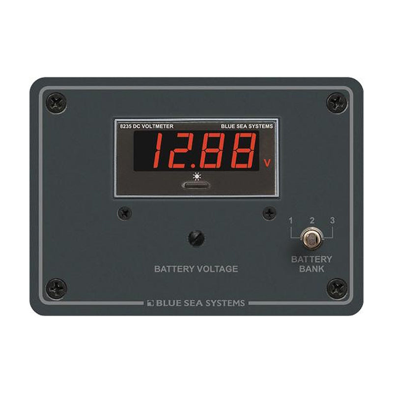 Blue Sea 8051 DC Digital Voltmeter Panel [8051]-Angler's World