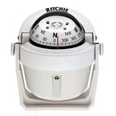 Ritchie B-51W Explorer Compass - Bracket Mount - White [B-51W]-Angler's World