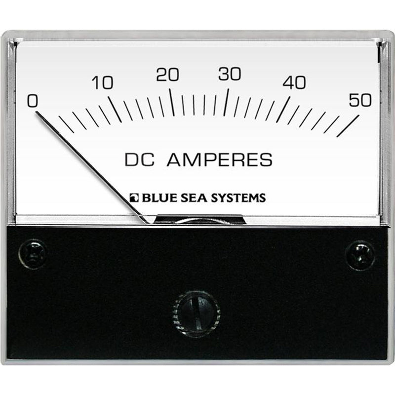 Blue Sea 8022 DC Analog Ammeter - 2-3/4 Face, 0-50 AMP DC [8022]-Angler's World